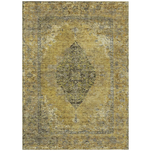 Addison Rugs Chantille Machine Washable Indoor/Outdoor Abstract ACN2021 Wheat 3 ft. x 5 ft. Area Rug