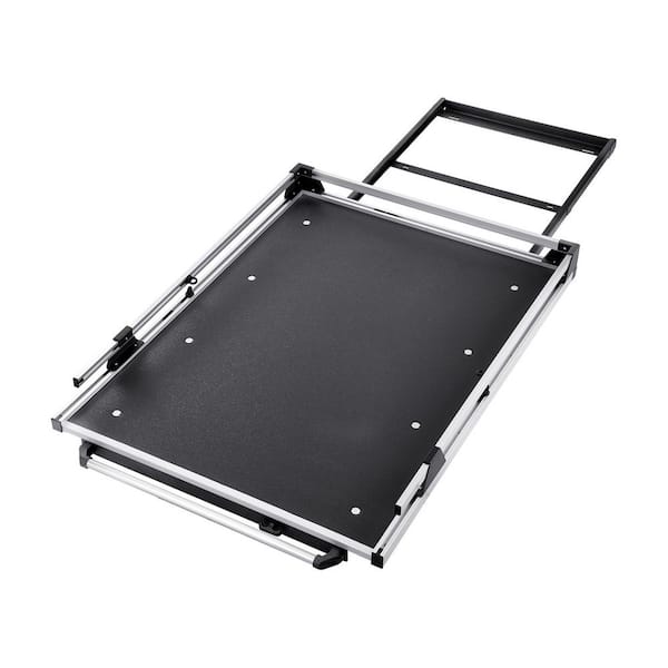 Sliding Truckbed Organizer 65 x 48 in. Heavyduty Truck Bed Storage Drawer with 1000 lbs. Capacity Feature 6-Movable Ring