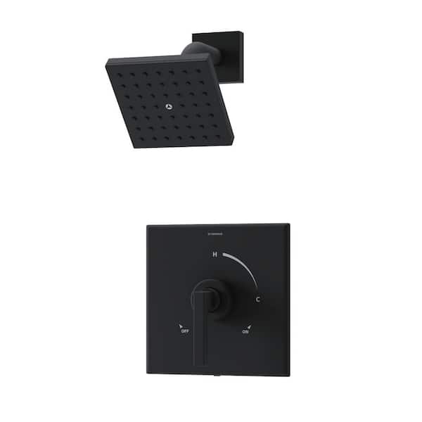 Symmons Duro HydroMersion Shower Trim Kit Wall Mounted with Single Handle Single Spray - 1.5 GPM (Valve Not Included)