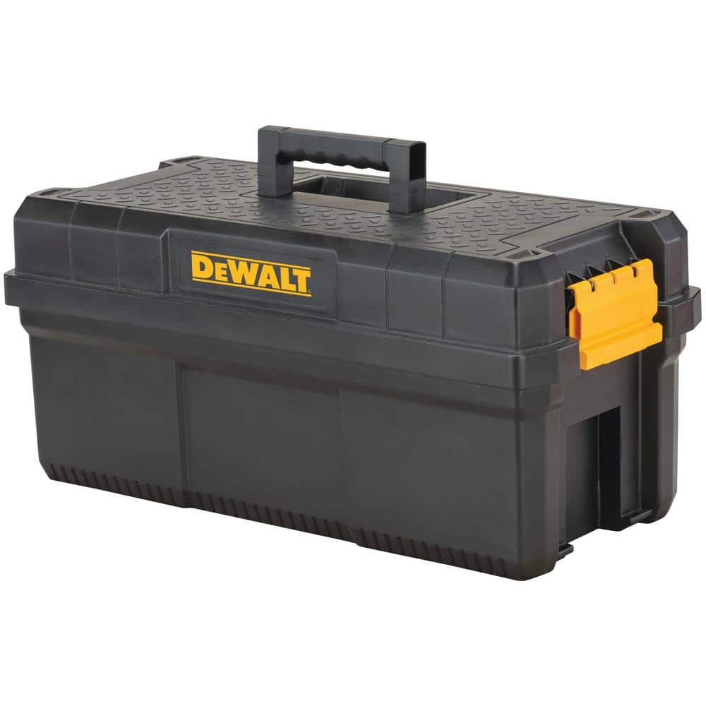 DeWalt Yellow/Black 25" Foldable Step Stool Tool Box