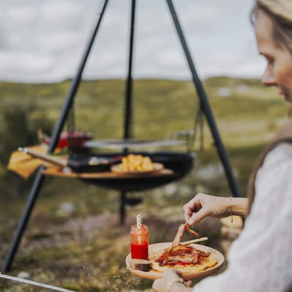 ESPEGARD Scandinavian Tripod Campfire Pan 70, Outdoor Fireplace