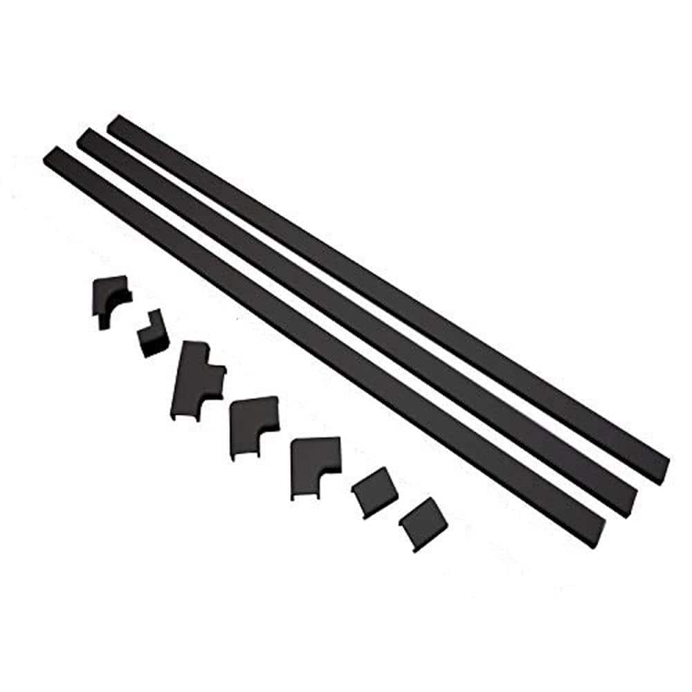 Wiremold Cordmate II Cord Cover 12 ft. Kit, Cord Hider for Home or Office, Holds 3 Cables, Black price history on PriceWatchPro