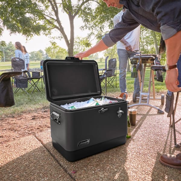 Coleman Reunion 54 qt. Steel Belted Matte Hard Cooler, Midnight