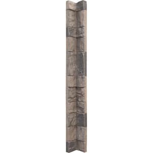 3 in. x 3 in. Boardwalk Bay Composite Universal Inside Corner for StoneWall Faux Stone Siding Panels