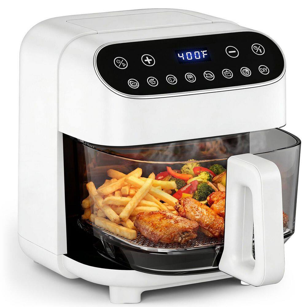 1500W 4. 5 qt. Portable Air Fryer with Viewing Glass, Featuring Touch & Digital Display, 8 Preset Functions price history on PriceWatchPro