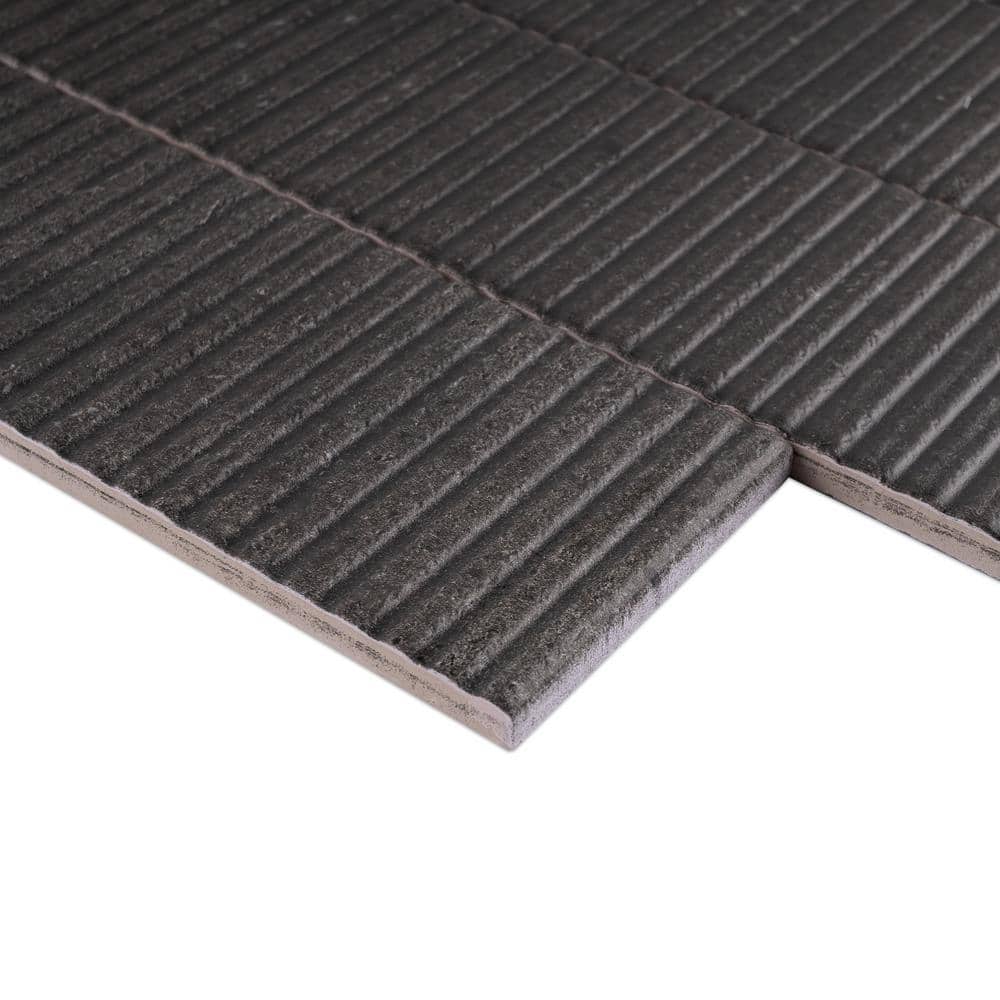 Noir Matte 3x12 Ceramic Subway Wall Tile