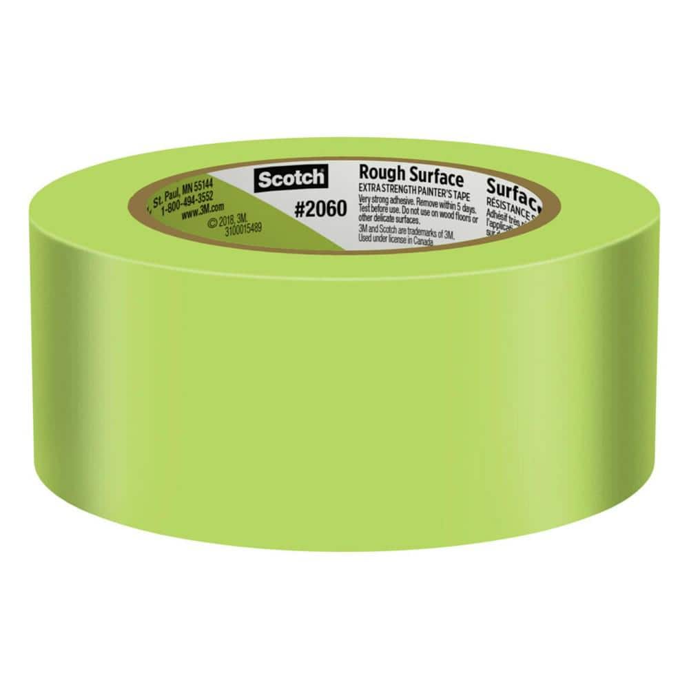 Scotch 1.88 in. x 60.1 Yds. Rough Surface Green Painters Tape (Case of 24)