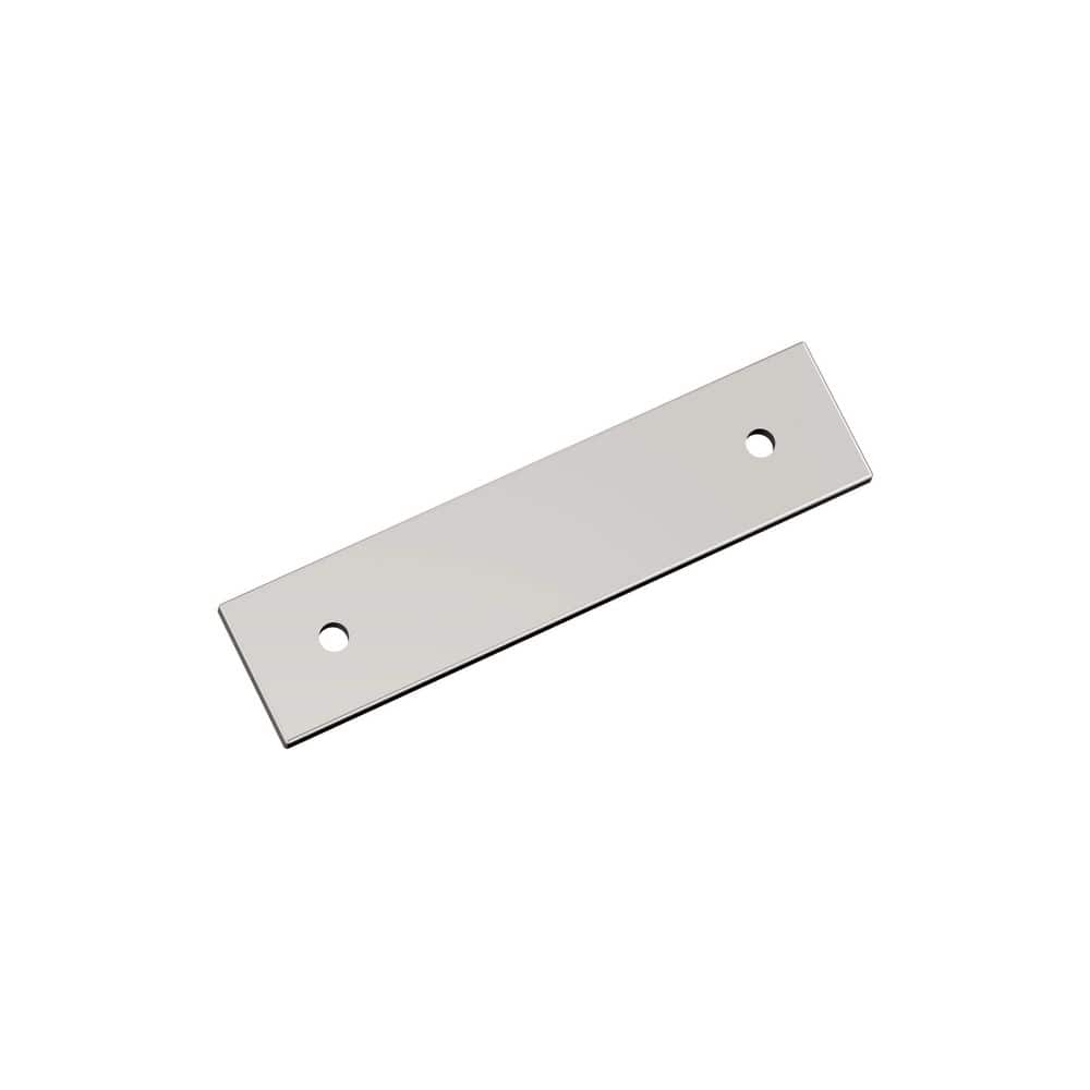 Ladera 3 in. Center-to-Center Rectangle Polished Nickel Pull Cabinet Backplate price history on PriceWatchPro