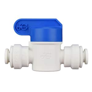 1/4 in. Polypropylene Push-to-Connect Valve (10-Pack)