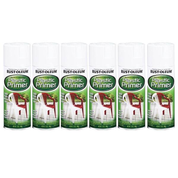 Rust-Oleum Specialty 12 oz. Plastic Primer Spray Paint (6-Pack)-DISCONTINUED