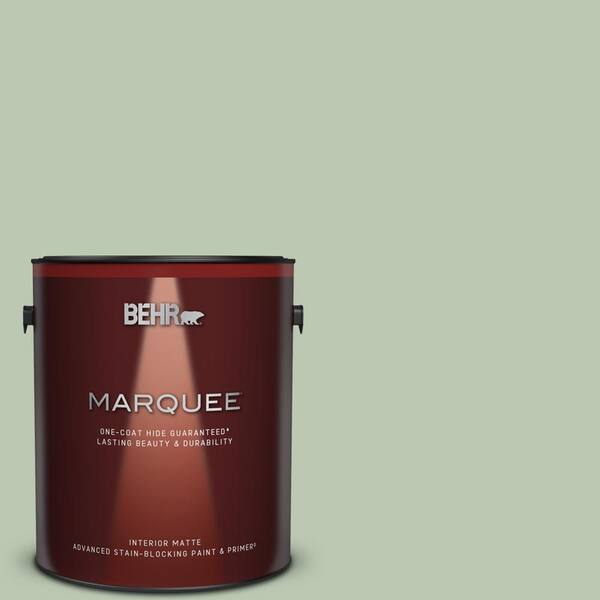 BEHR MARQUEE 1 gal. #MQ6-45 Composed One-Coat Hide Matte Interior Paint & Primer