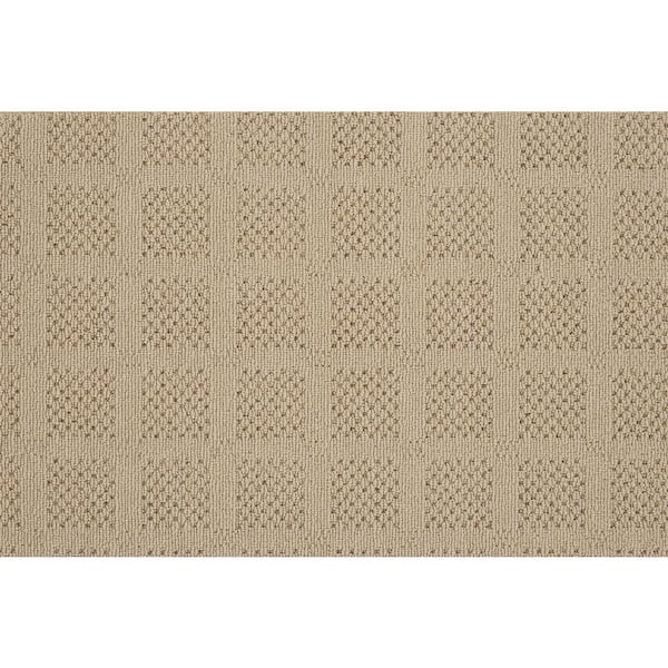 Natural Harmony Desert Springs - Hazelnut - Beige 13.2 ft. 33.94 oz. Wool Pattern Installed Carpet