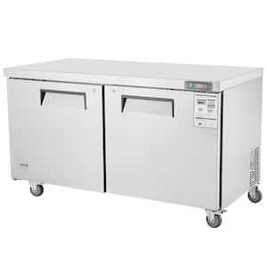 60 in. Commercial Refrigerator Sandwich & Salad Prep Table, 16.4 cu. ft. Stainless Steel Refrigerated Food Prep Station