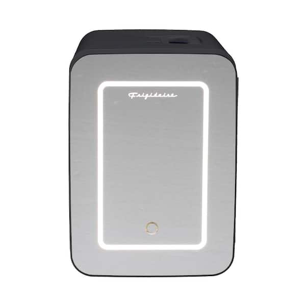 Frigidaire . 35 cu. ft. Portable Mini Fridge in Black with Lighted Mirror Door without Freezer