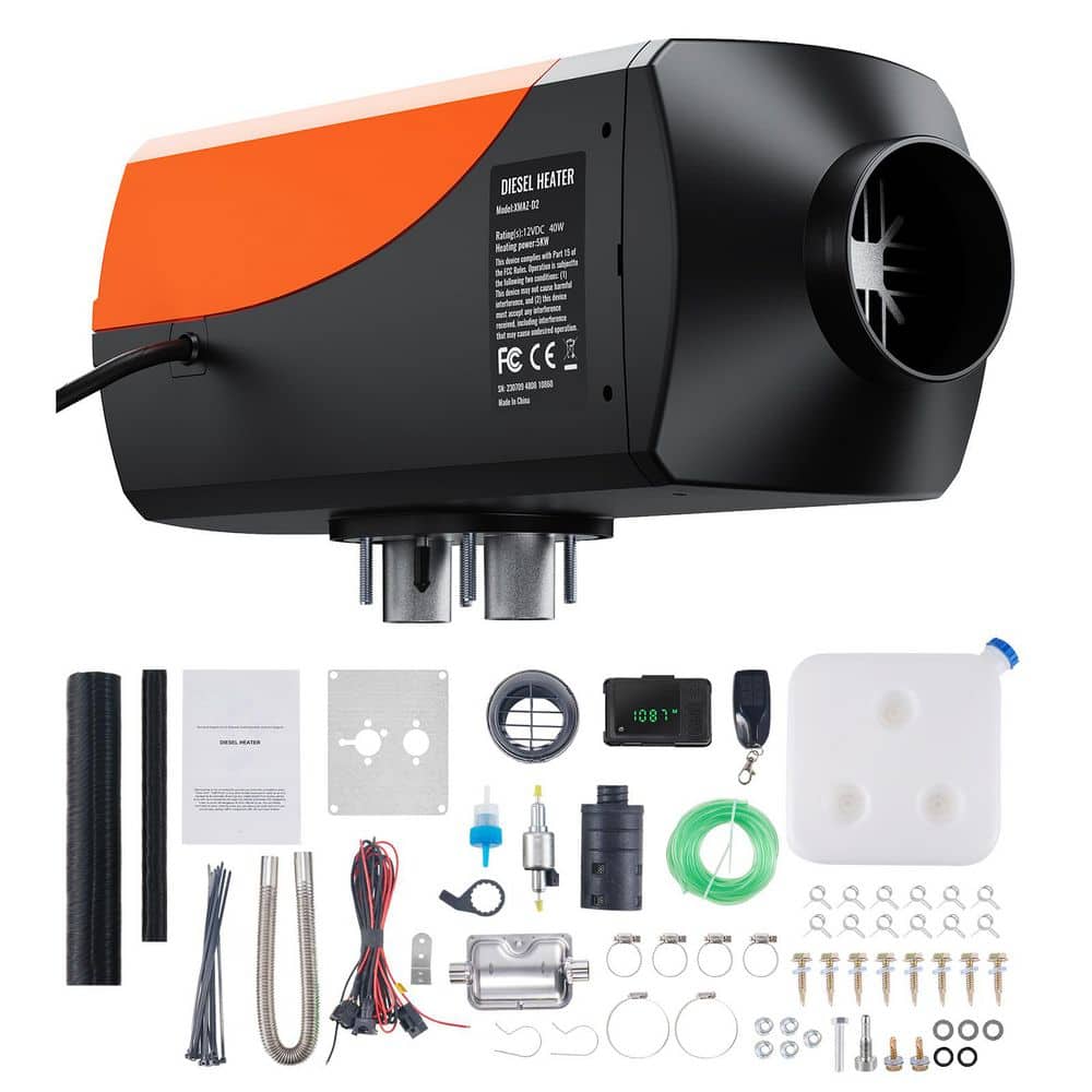 Diesel Heater 5-KW, Diesel Air Heater with Bluetooth App Control, Automatic Altitude Adjustment, Remote Control and LCD price history on PriceWatchPro