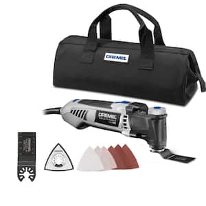 Multi-Max MM35 3.5 Amp Variable Speed Corded Oscillating Multi-Tool Kit with 8 Accessories and Storage Bag