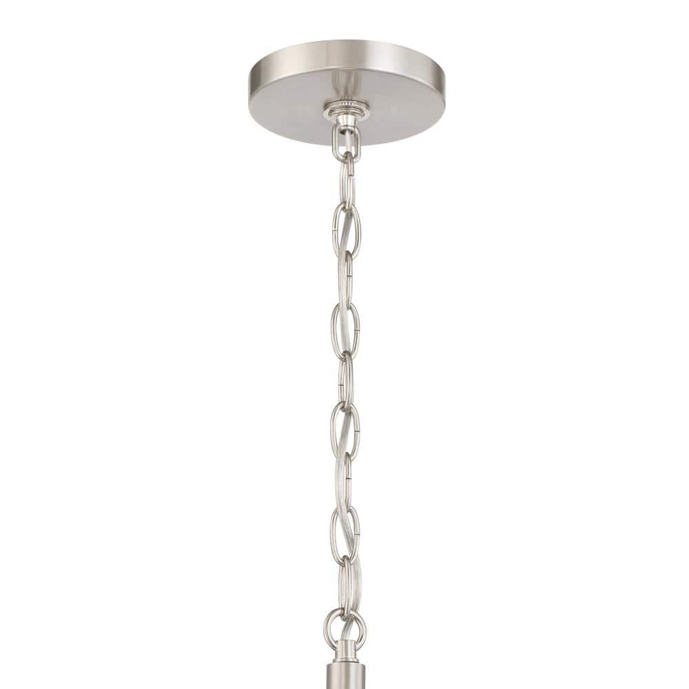 Jolenne Brushed Nickel 8-Light Candle Style Chandelier