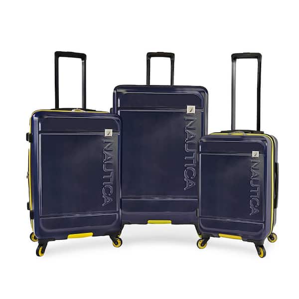 Nautica Roadie Navy Hardside Spinner Luggage Set (3-Pcss) NT-AB-200-3-NYY -  The Home Depot
