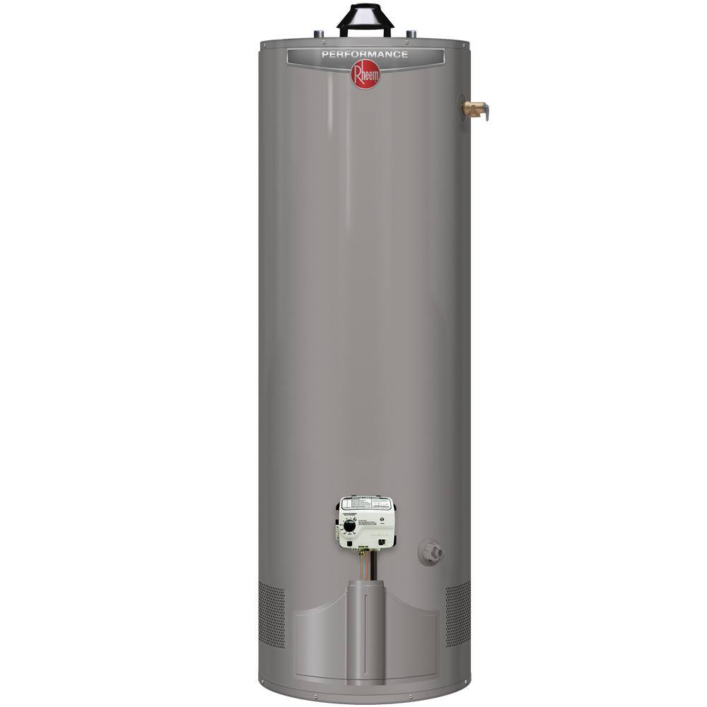 Rheem Performance 55 Gal. Tall 6 Year 45,000 BTU Ultra Low NOx (ULN) Natural Gas Tank Water Heater