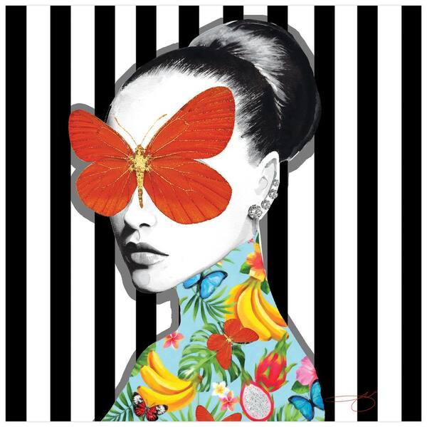 Butterfly Louis Vuitton/ pop art circle Painting