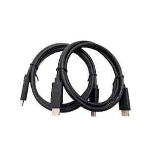 1 m 3.3 ft. USB 3.1 USB-C M/M Cable with Built-in E-Marker (2-Pack)