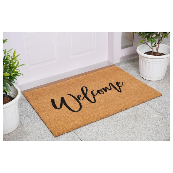 Cursive Welcome Doormat, 30" x 48"