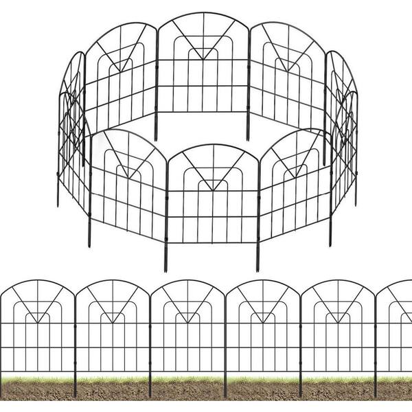 新しく着き Oyezvary Animal Fence Garden Metal H in. 24 Decorative 保存容器・ケース