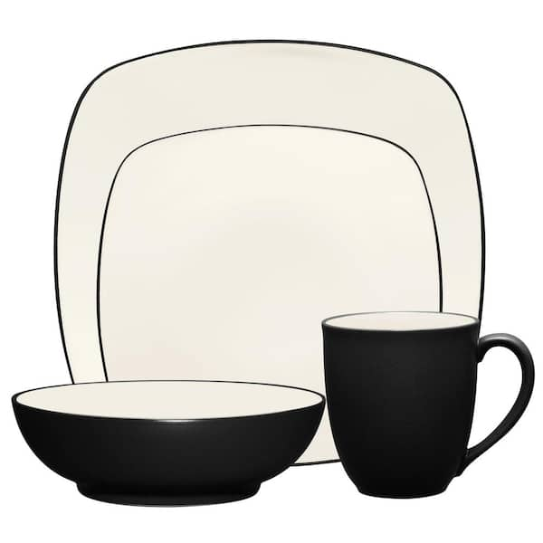 Crisp Matte Black Espresso Cup Set of 4