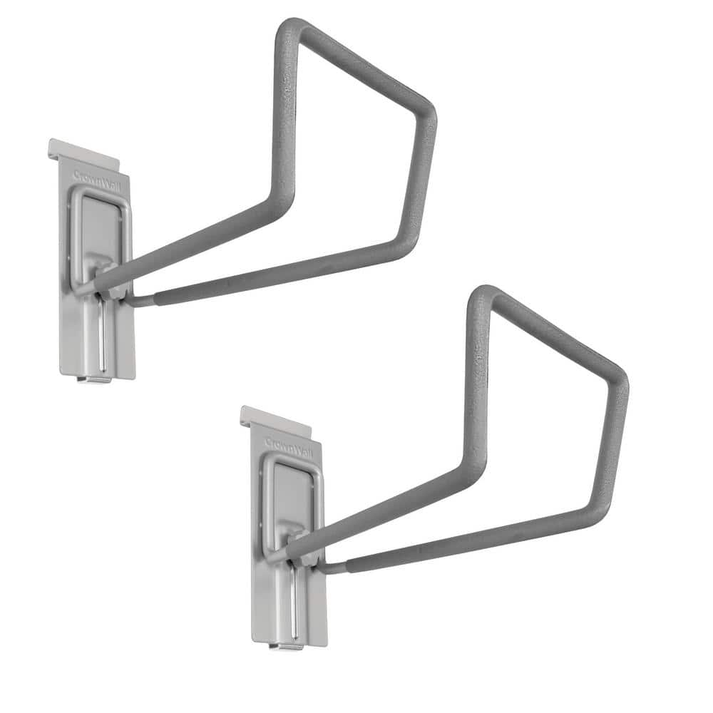 CROWNWALL Slatwall 55 lbs. Locking Loop Hook (2-Pack) LHK-L-2P - The ...