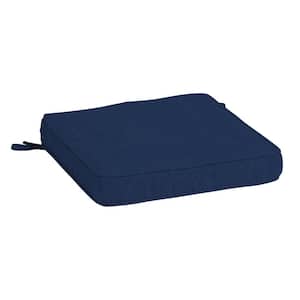 ProFoam 20 in. x 20 in. Square Outdoor Seat Sapphire Blue Leala Cushion