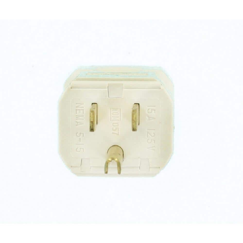 Leviton 15 Amp 125-Volt Python Hospital Grade Straight Blade Grounding ...