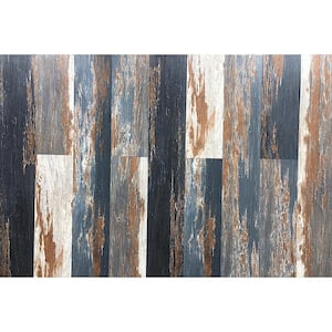 Take Home Sample COLORS Glue Down Floor Wall Old Navy Ocean Aged Wood 6 in. x 6 in.ÿMulti-TonalÿLuxury Vinyl Plank