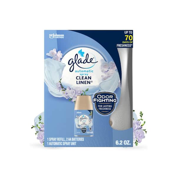 6.2 oz. Clean Linen Automatic Air Freshener Starter Kit with Refill