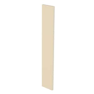 Newport Cream Painted Plywood Shaker Stock Assembled Kitchen Cabinet Filler Strip 6 in W x 0.75 in D x 30 in H