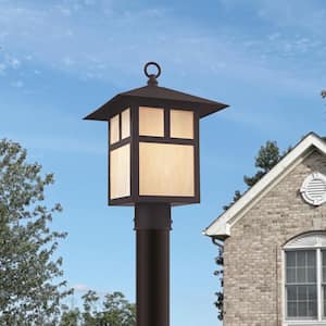 Montclair Mission 1 Light Bronze Outdoor Post Top Lantern