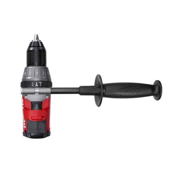 Milwaukee - M18 FUEL 18-Volt Lithium-Ion Brushless 1/2 in. Hammer Drill/Driver Compact Battery Kit