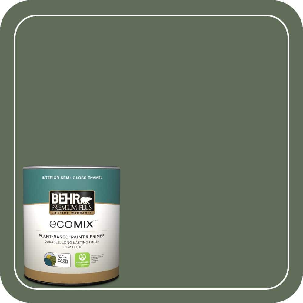 1 qt. #PPU11-01 Royal Orchard Semi-Gloss Enamel EcoMix Plant-Based Interior Paint & Primer price history on PriceWatchPro