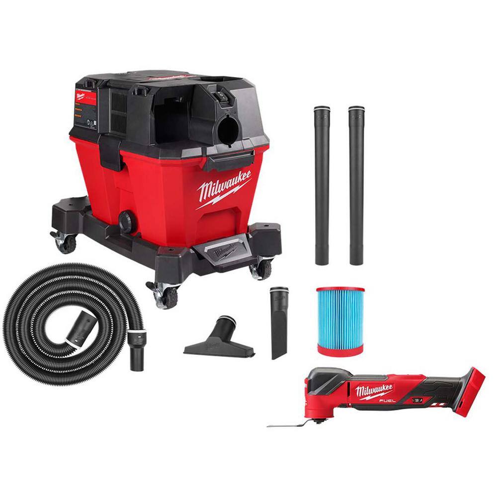 M18 FUEL 6 Gal. Cordless Wet/Dry Shop Vacuum with Filter, Hose, Accessories and M18 FUEL Oscillating Multi-Tool price history on PriceWatchPro