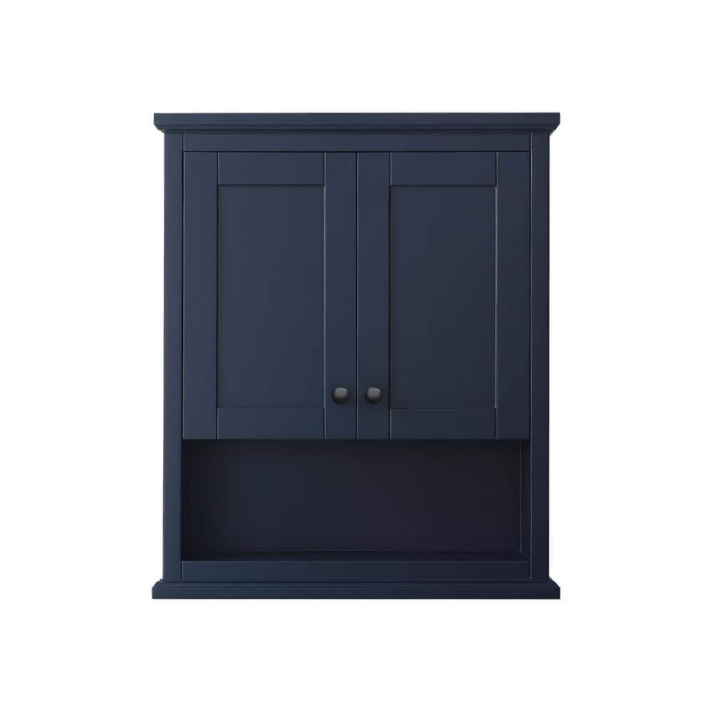 Avery White Solid Wood Wall-Mounted Bathroom Cabinet