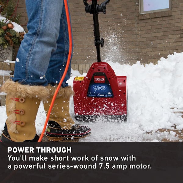 Toro Power Shovel 12 in. 7.5 Amp Electric Snow Blower 38361 - The Home Depot