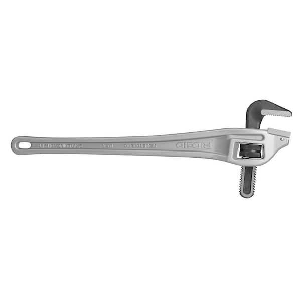 24インチ　パイプレンチ　RIDGID RIDGID 24 in. Aluminum Straight Pipe Wrench for Plumbing