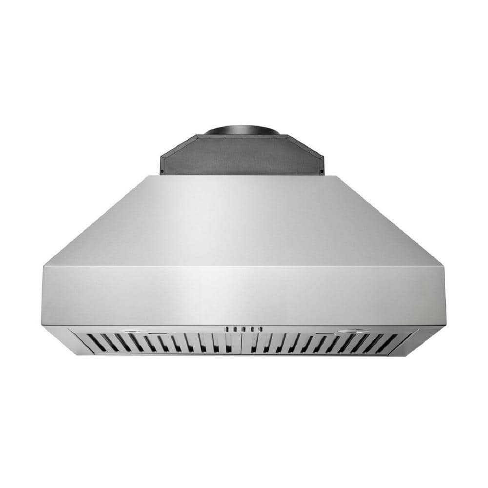 Thor Kitchen 30-in. 800 CFM Convertible Wall Mount Pyramid Range Hood in Stainless Steel, Silver