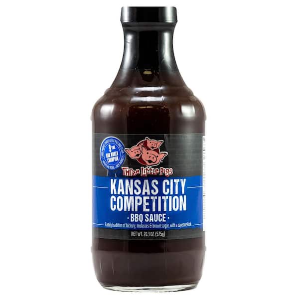 Three Little Pigs 20.3 oz. Competition BBQ Sauce and Marinade