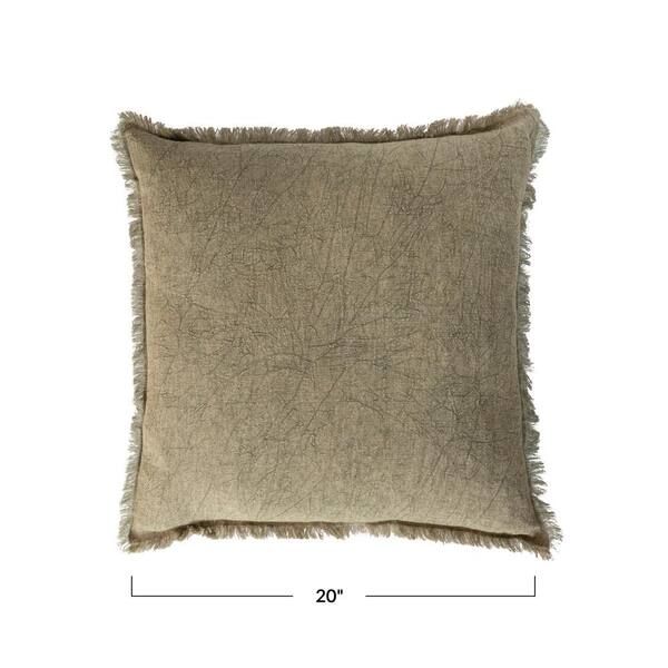 Olive colored 2024 throw pillows