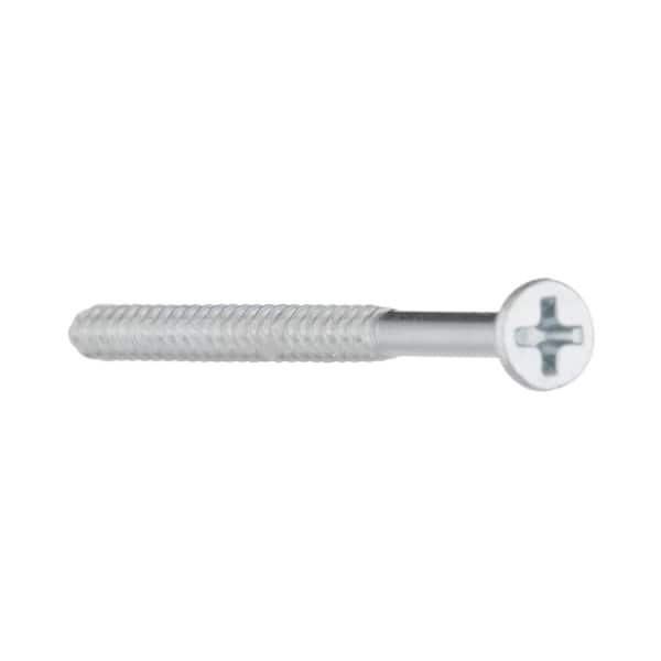 #6 x 2-1/4 in. Zinc Plated Phillips Flat Head Wood Screw (4-Pack)