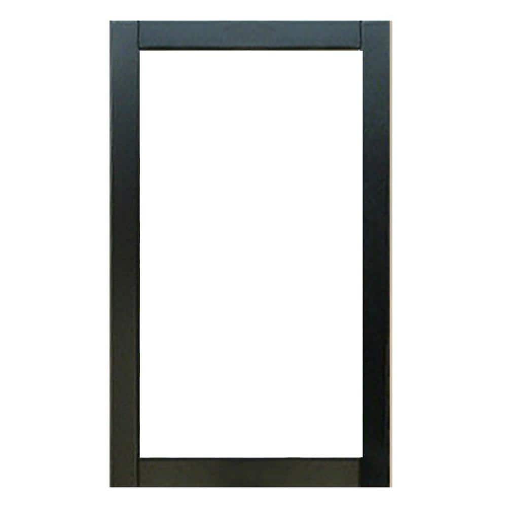 20 in. W x 30 in. H Framed Rectangular Bathroom Vanity Mirror in Espresso