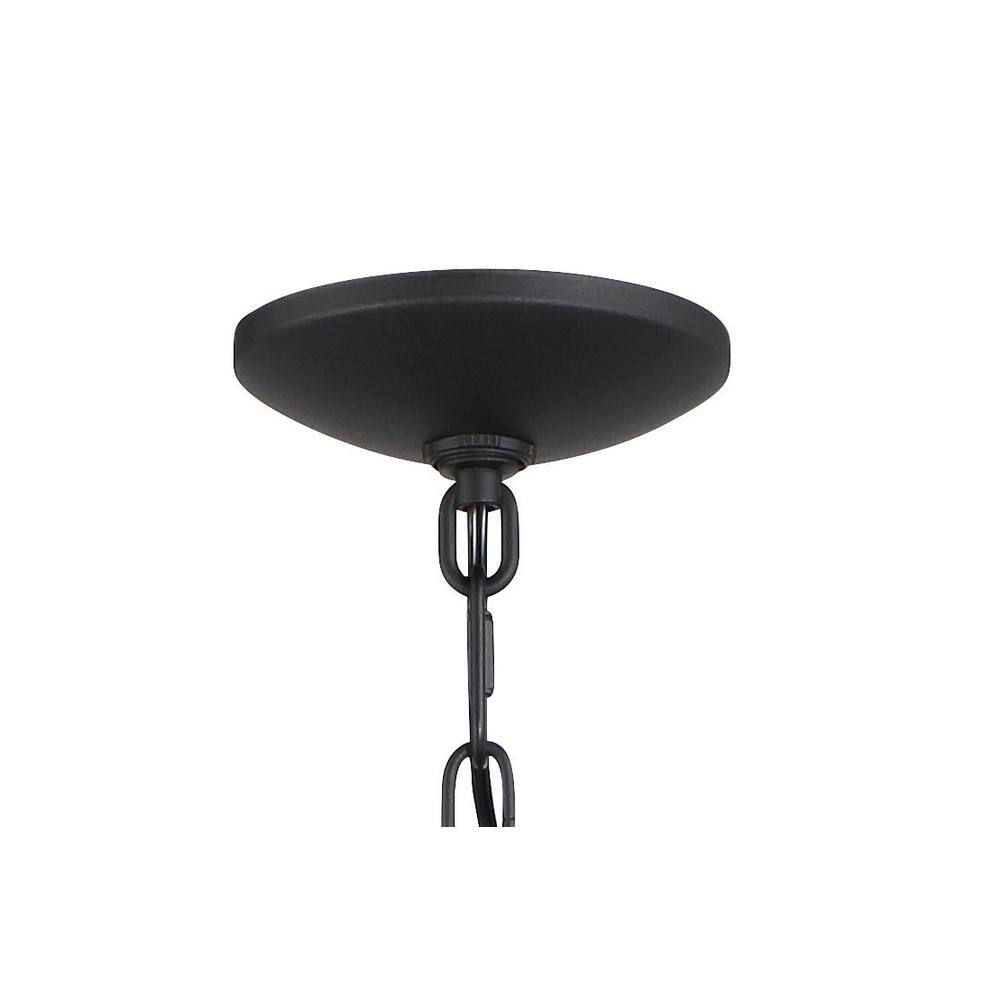 Noble Hill Sand Coal Finish 4-Light Outdoor Hanging Lantern