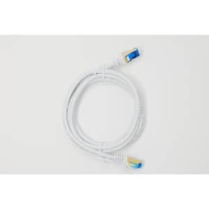6 ft. CAT 7 Round High-Speed Ethernet Cable - White