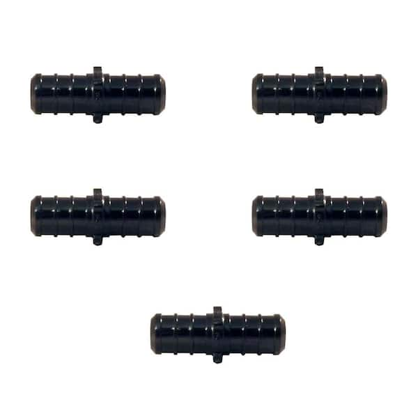 1/2 in. Plastic PEX-B Barb Coupling (5-Pack)