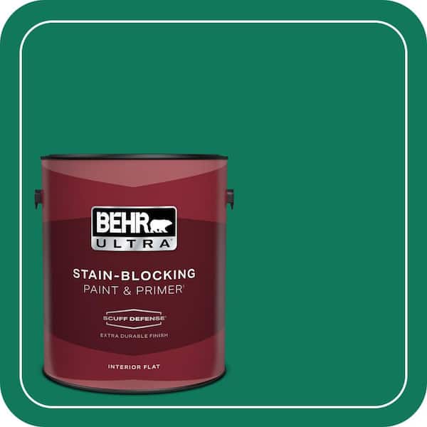 BEHR ULTRA 1 gal. #MQ4-14 Soapstone Extra Durable Flat Interior Paint & Primer